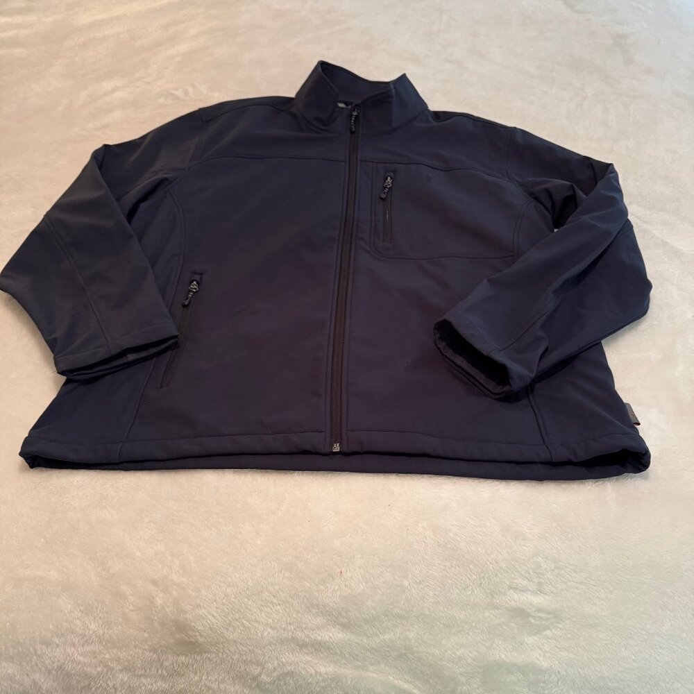 Free Country Navy Blue Medium/Heavy Weight Jacket Size XXL 50/52
